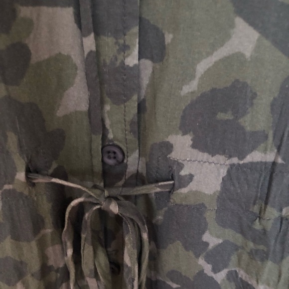 Anthropologie cloth and stone Nina camo shirt dress - Picture 8 of 10